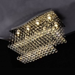 Moderne, Samtidskrone, Innfelt Anheng, Krystallregndråpelys