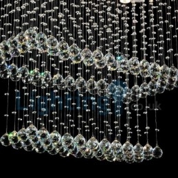 Moderne, Samtidskrone, Innfelt Anheng, Krystallregndråpelys