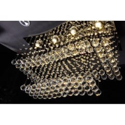 Moderne, Samtidskrone, Innfelt Anheng, Krystallregndråpelys