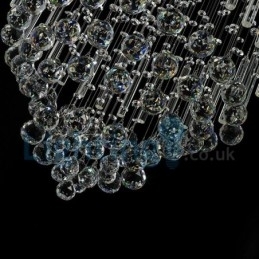 Moderne, Samtidskrone, Innfelt Anheng, Krystallregndråpelys