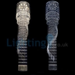 Moderne, Samtidskrone, Innfelt Anheng, Krystallregndråpelys