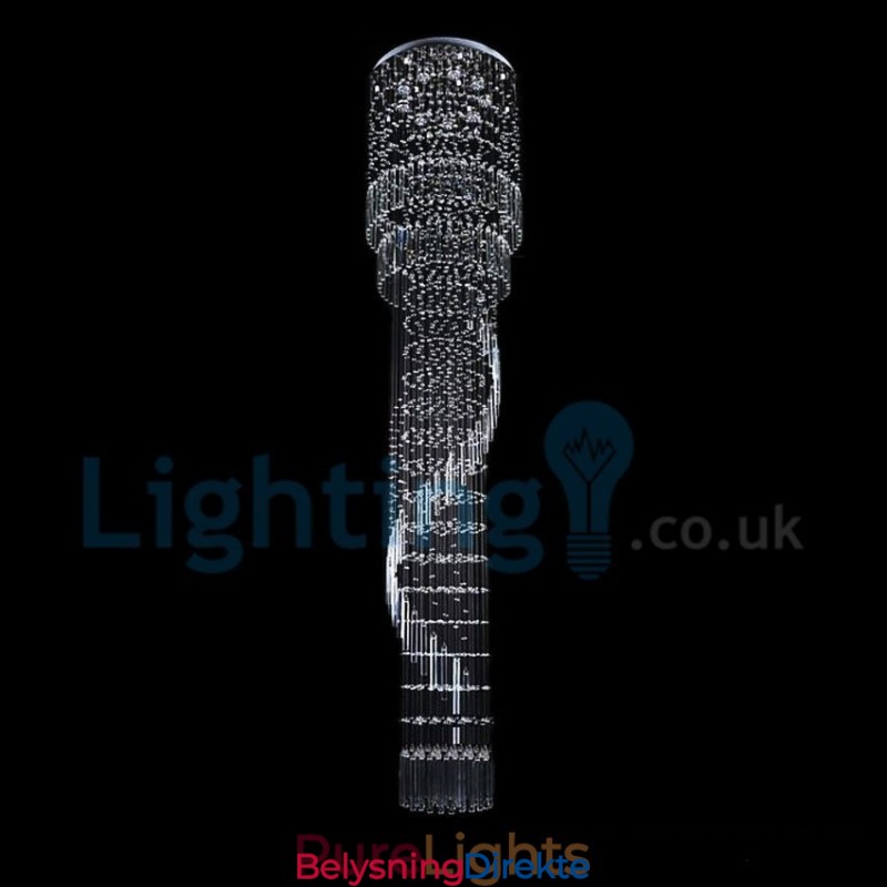 Moderne, Samtidskrone, Innfelt Anheng, Krystallregndråpelys