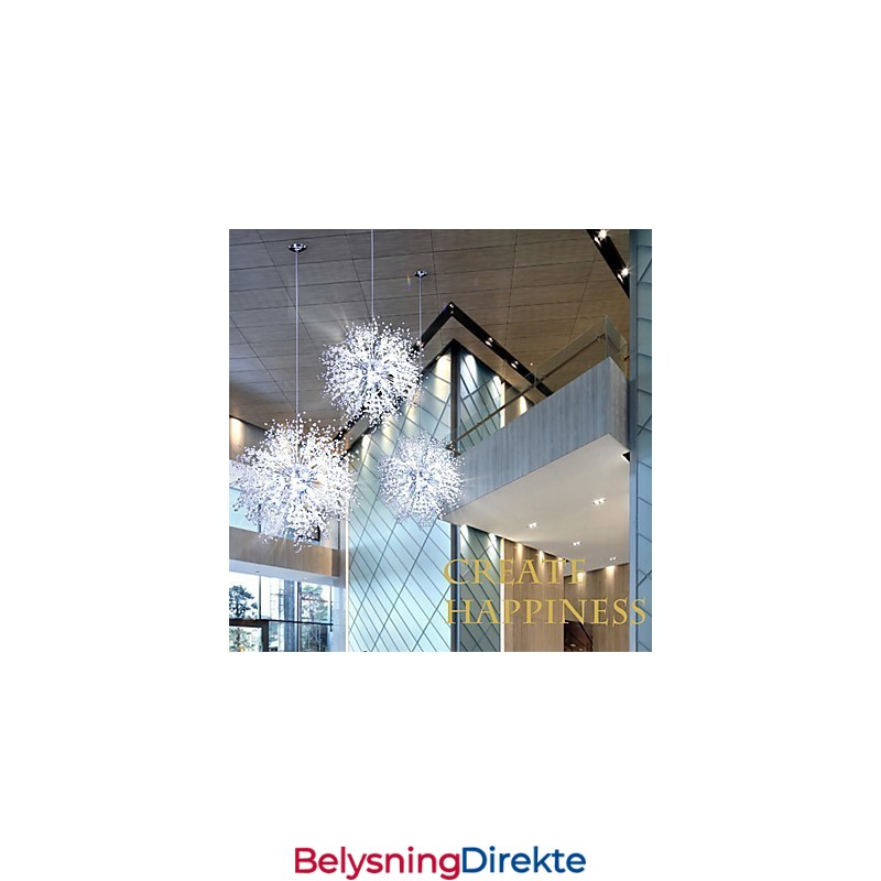 Lysekrone-Anhengslampe Imitert Krystallkule