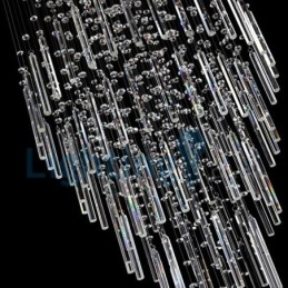 Moderne, Samtidskrone, Innfelt Anheng, Krystallregndråpelys