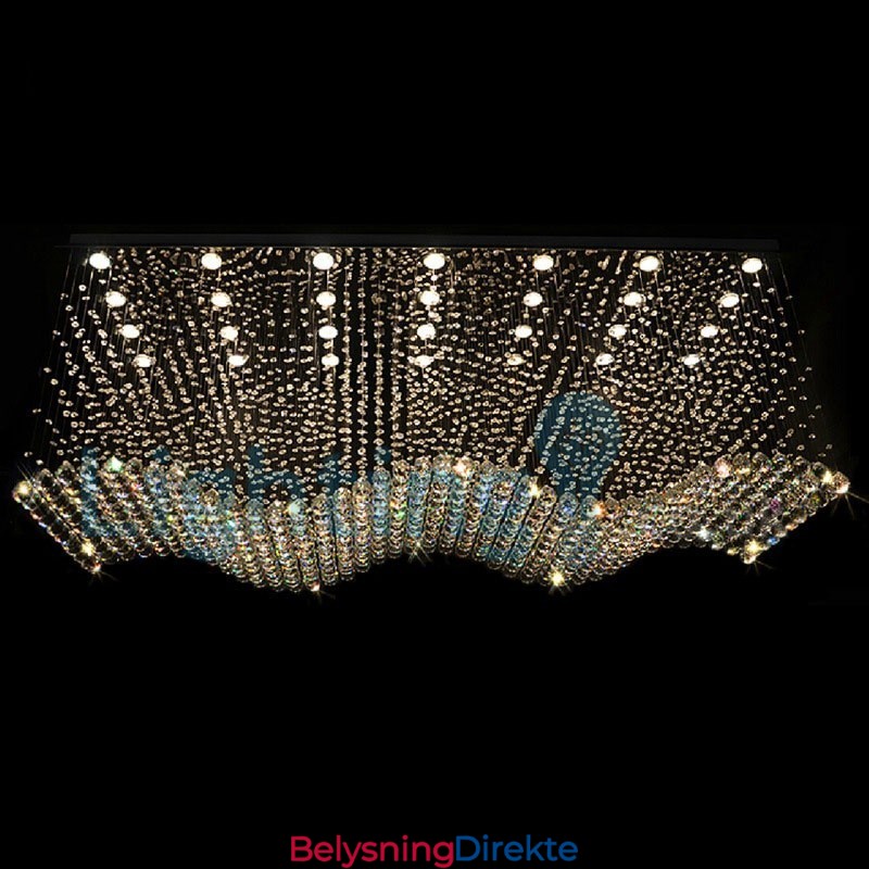 Moderne, Samtidskrone, Innfelt Anheng, Krystallregndråpelys