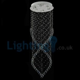 Moderne, Samtidskrone, Innfelt Anheng, Krystallregndråpelys