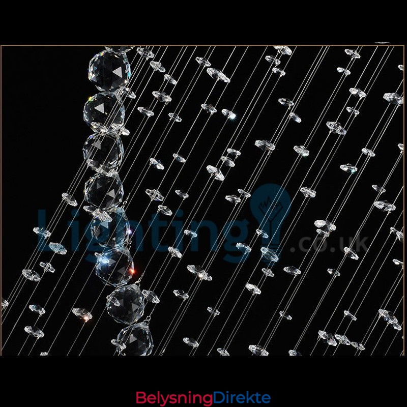 Moderne, Samtidskrone, Innfelt Anheng, Krystallregndråpelys