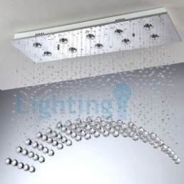 Moderne, Samtidskrone, Innfelt Anheng, Krystallregndråpelys