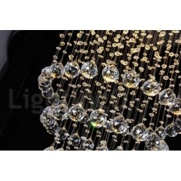 Moderne, Samtidskrone, Innfelt Anheng, Krystallregndråpelys