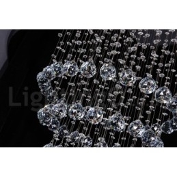 Moderne, Samtidskrone, Innfelt Anheng, Krystallregndråpelys