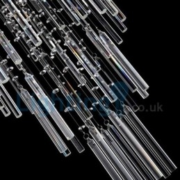 Moderne, Samtidskrone, Innfelt Anheng, Krystallregndråpelys