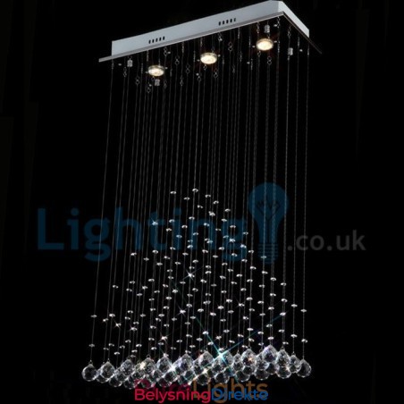 Moderne, Samtidskrone, Innfelt Anheng, Krystallregndråpelys