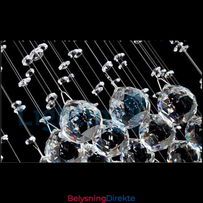 Moderne, Samtidskrone, Innfelt Anheng, Krystallregndråpelys