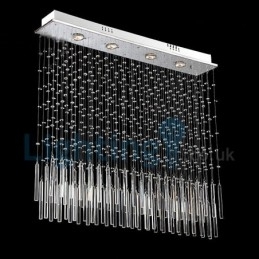 Moderne, Samtidskrone, Innfelt Anheng, Krystallregndråpelys