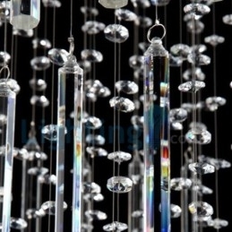 Moderne, Samtidskrone, Innfelt Anheng, Krystallregndråpelys