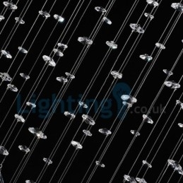 Moderne, Samtidskrone, Innfelt Anheng, Krystallregndråpelys