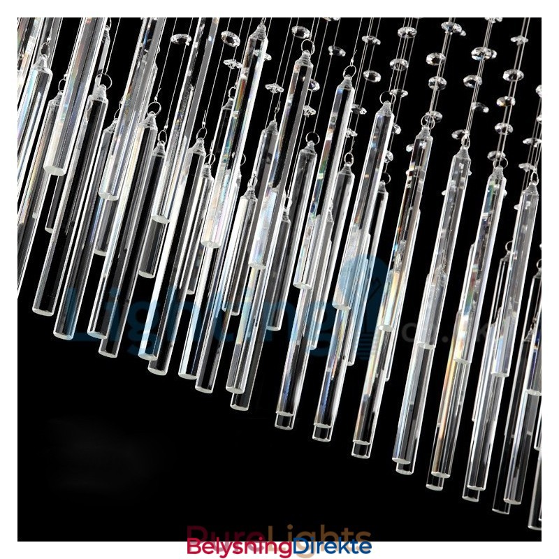 Moderne, Samtidskrone, Innfelt Anheng, Krystallregndråpelys