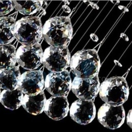 Moderne, Samtidskrone, Innfelt Anheng, Krystallregndråpelys