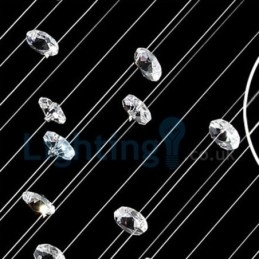 Moderne, Samtidskrone, Innfelt Anheng, Krystallregndråpelys