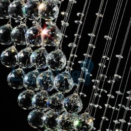 Moderne, Samtidskrone, Innfelt Anheng, Krystallregndråpelys