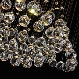 Moderne, Samtidskrone, Innfelt Anheng, Krystallregndråpelys