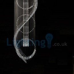 Moderne, Samtidskrone, Innfelt Anheng, Krystallregndråpelys