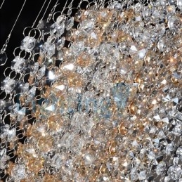 Moderne, Samtidskrone, Innfelt Anheng, Krystallregndråpelys