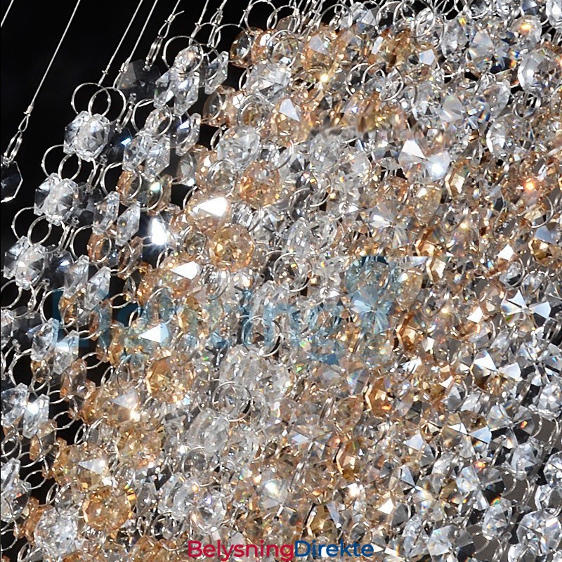 Moderne, Samtidskrone, Innfelt Anheng, Krystallregndråpelys