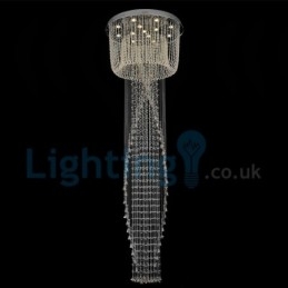 Moderne, Samtidskrone, Innfelt Anheng, Krystallregndråpelys