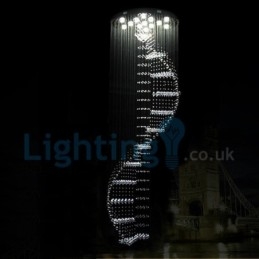 Moderne, Samtidskrone, Innfelt Anheng, Krystallregndråpelys