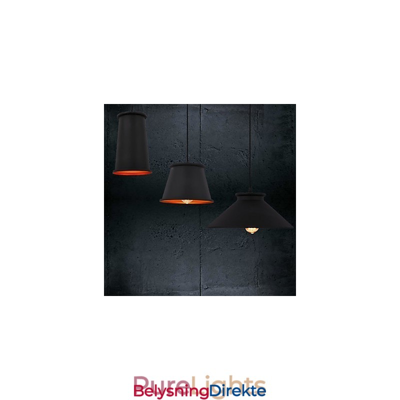 Lysekrone I Ministil, Moderne, Samtidskunst, Metall, Anhengslampe Med 3 Lys