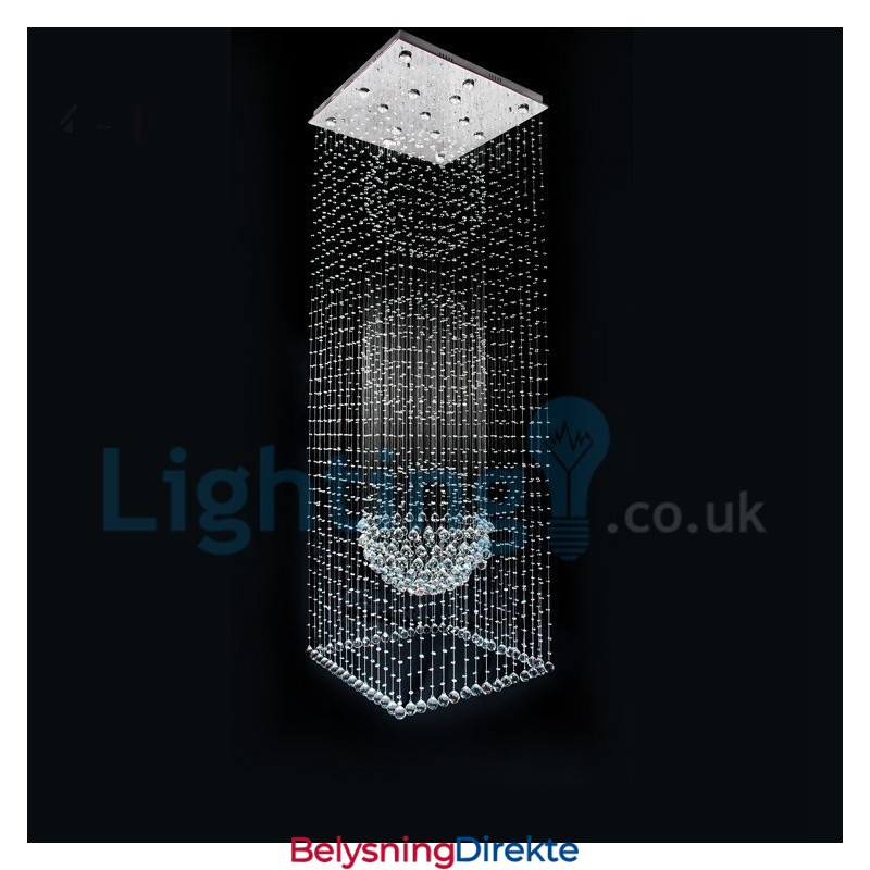 Moderne, Samtidskrone, Innfelt Anheng, Krystallregndråpelys