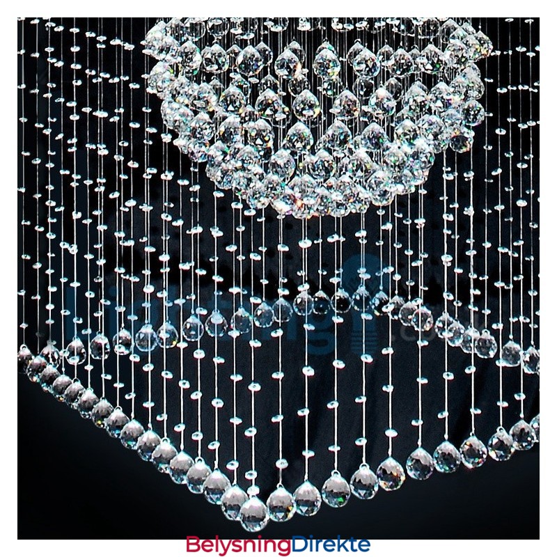 Moderne, Samtidskrone, Innfelt Anheng, Krystallregndråpelys