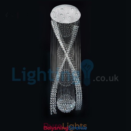 Moderne, Samtidskrone, Innfelt Anheng, Krystallregndråpelys