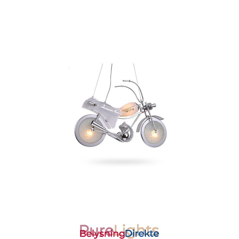 Motorsykkellampe Tegneseriebelysning Guttelampe Barnelamper