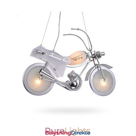 Motorsykkellampe Tegneseriebelysning Guttelampe Barnelamper