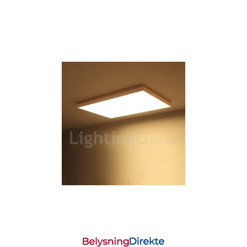 Nordisk Rektangulær Ultratynn Taklampe I Heltre