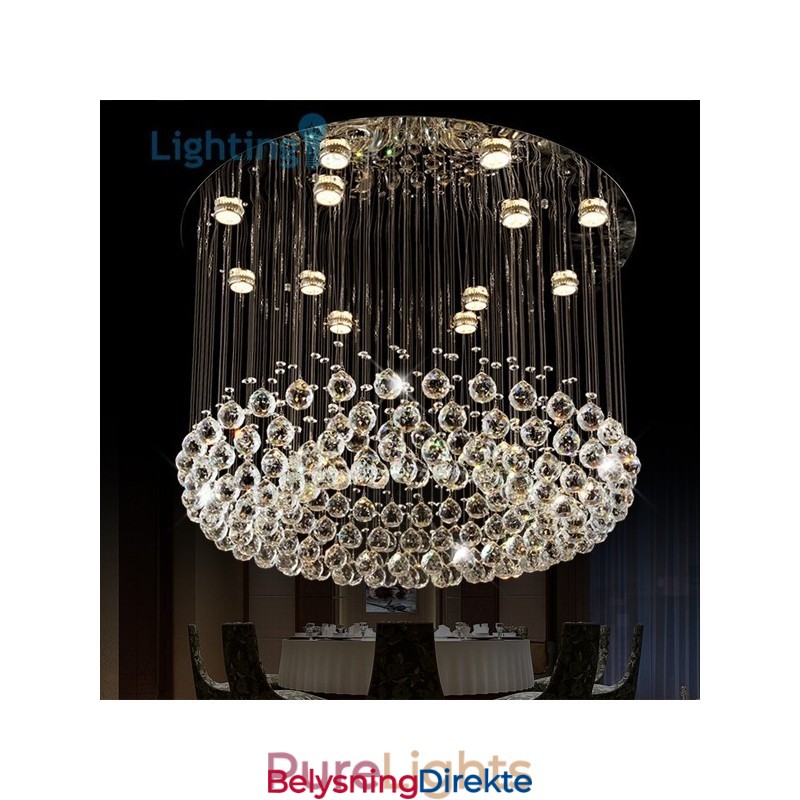 Krystalllysekrone Moderne Fuglerede Luksuriøs Duplex Taklampe