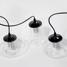 Pendellampe I Glass Med Ett Hode Og Kafé