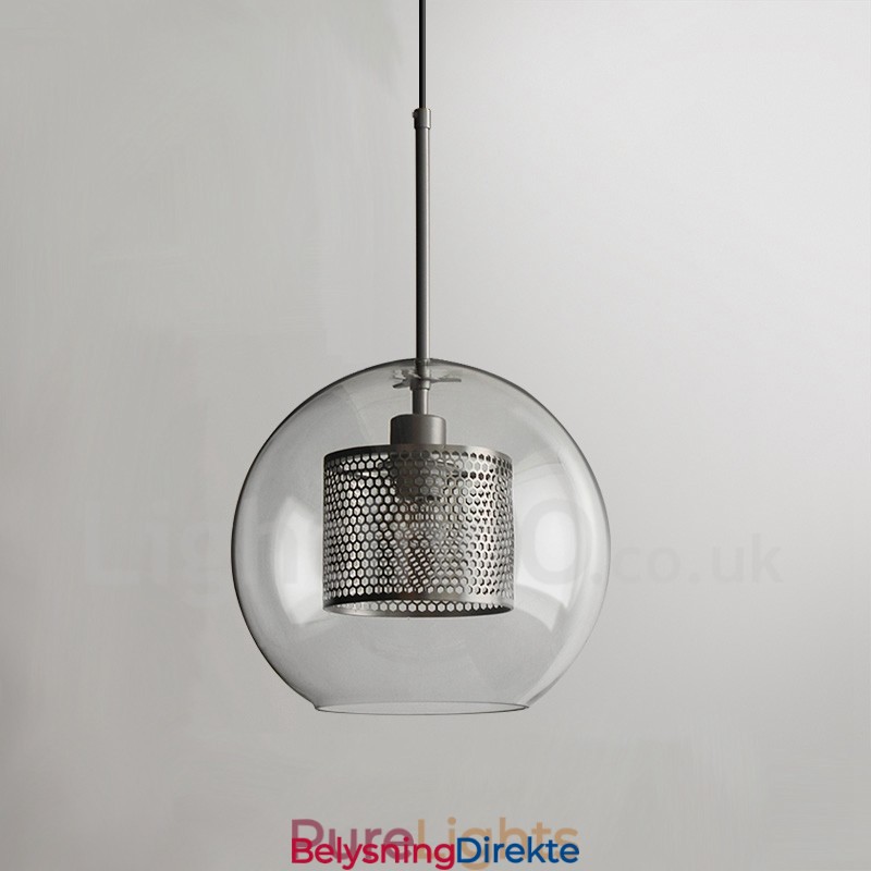 Moderne Minimalistisk Nordisk Stil Dekorasjon Kafé Glasskule Enkelthodet Anhengslampe