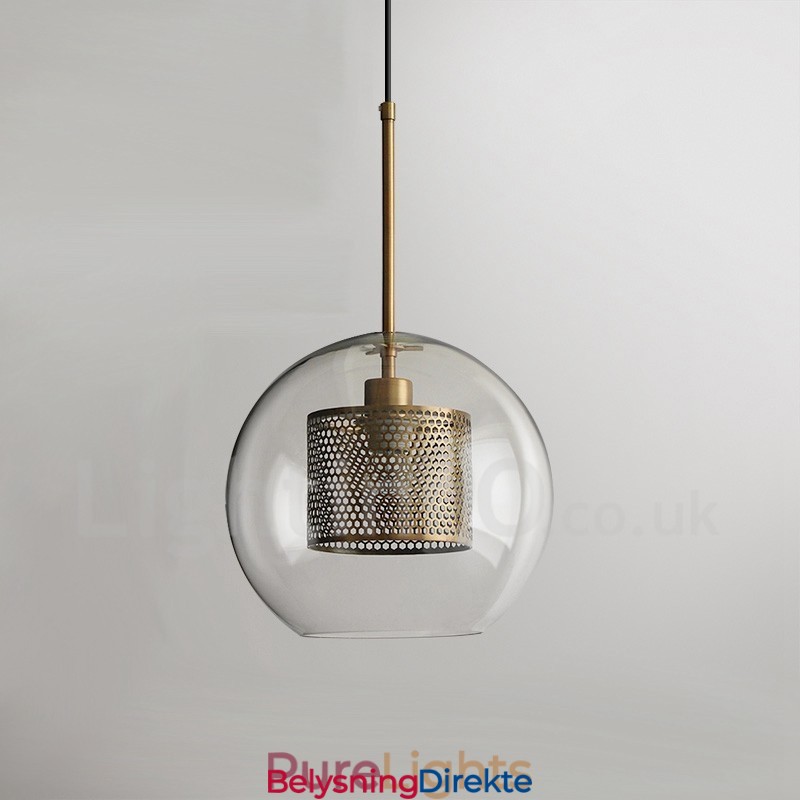 Moderne Minimalistisk Nordisk Stil Dekorasjon Kafé Glasskule Enkelthodet Anhengslampe