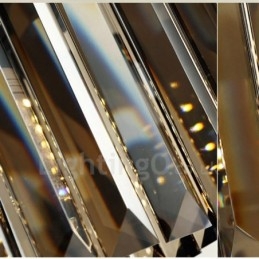 Retro Krystall Pendellampe Kafé Utstillingshall