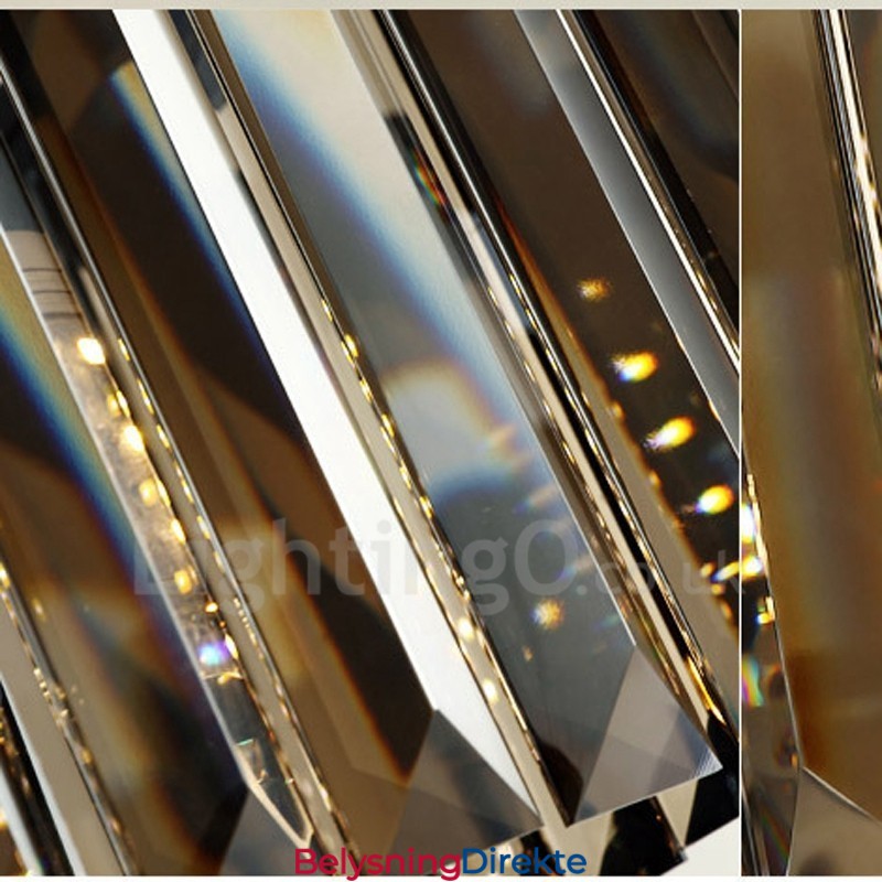 Retro Krystall Pendellampe Kafé Utstillingshall