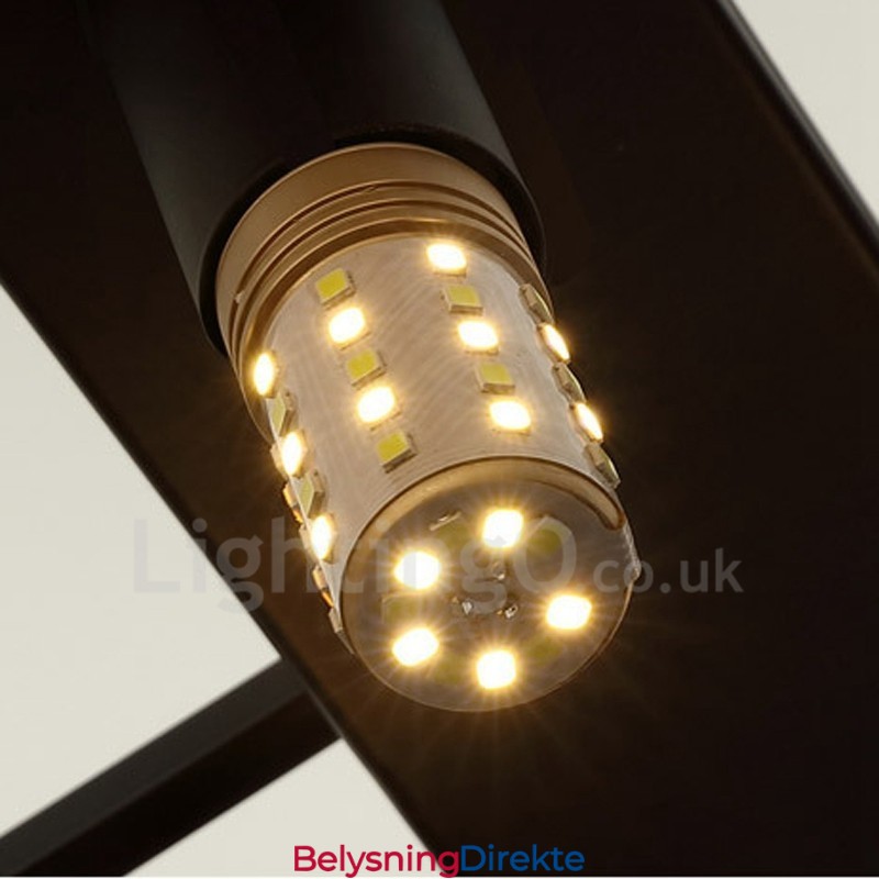 Retro Krystall Pendellampe Kafé Utstillingshall