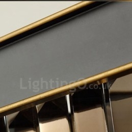 Retro Krystall Pendellampe Kafé Utstillingshall