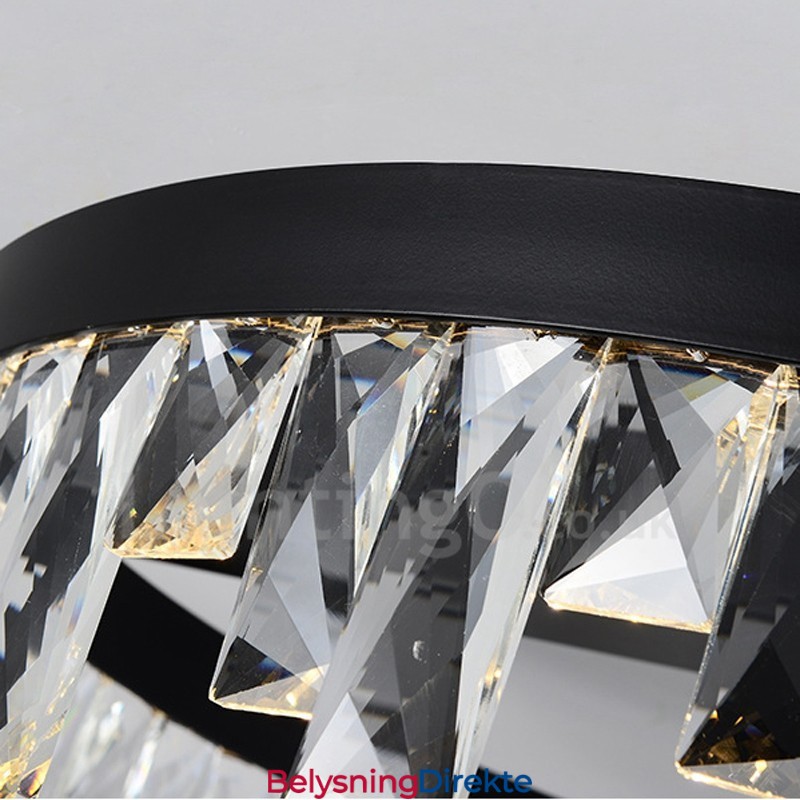 Moderne Minimalistisk Kreativ Sirkulær Krystalllampe I Taket