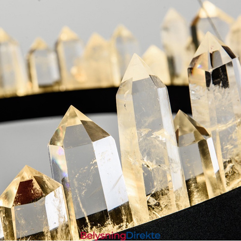 Krystall Pendellampe Moteriktig Utsøkt Sirkeldesign