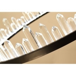 Moderne Mote Dobbel Sirkel Krystall Pendellampe