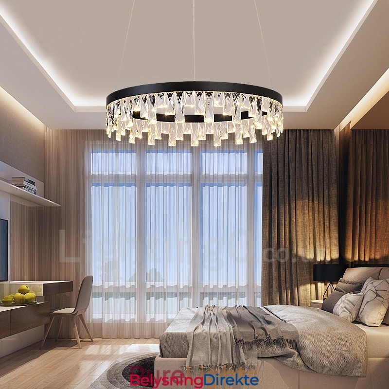 Moderne Sirkeldesign Krystall Pendellampe