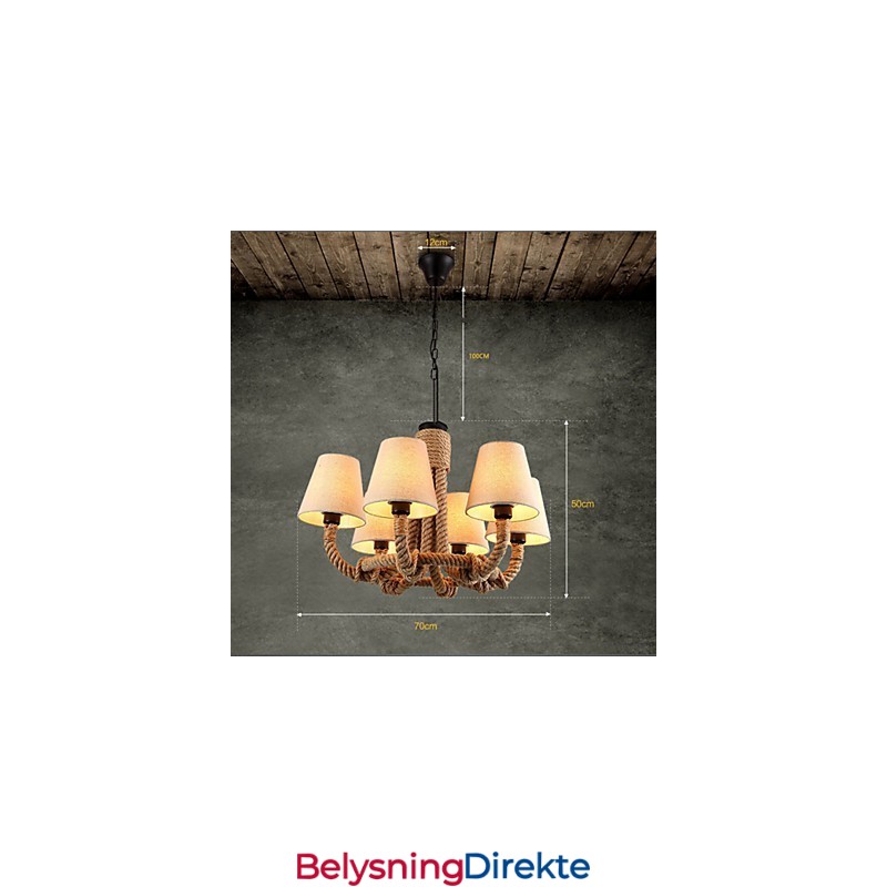 Landsdesignere Andre Metalllysekrone